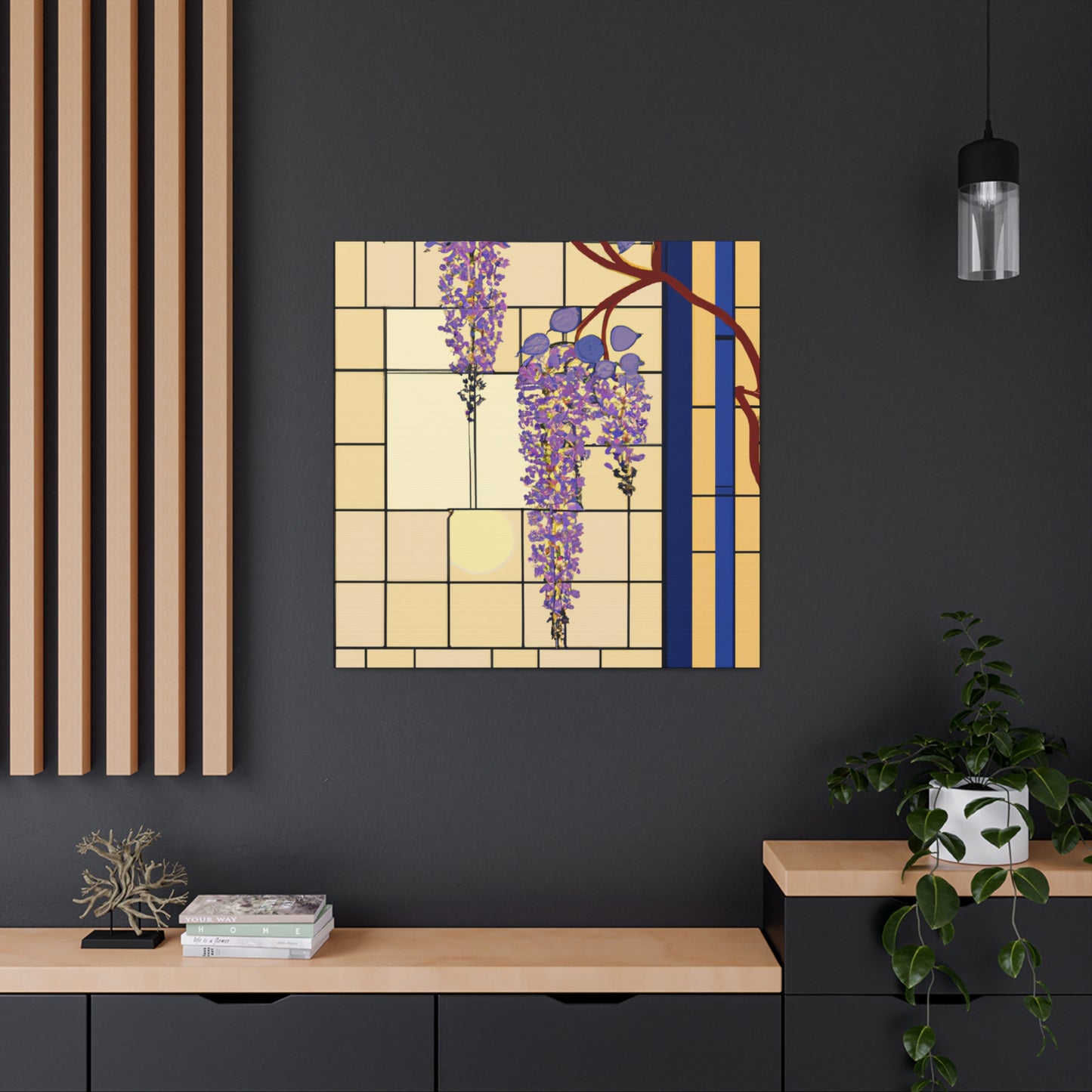 "Wisteria in Bloom" - Canvas