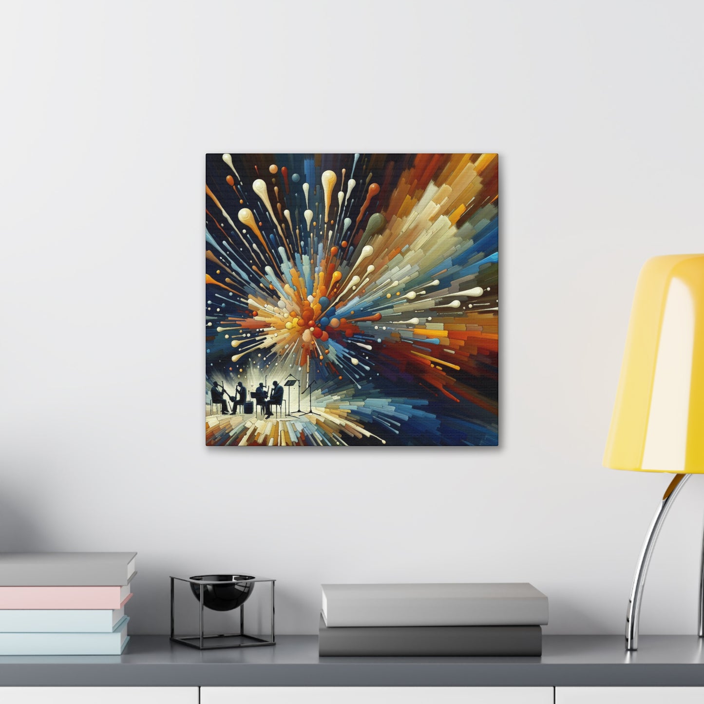 Rhythmic Night Reverie - Canvas