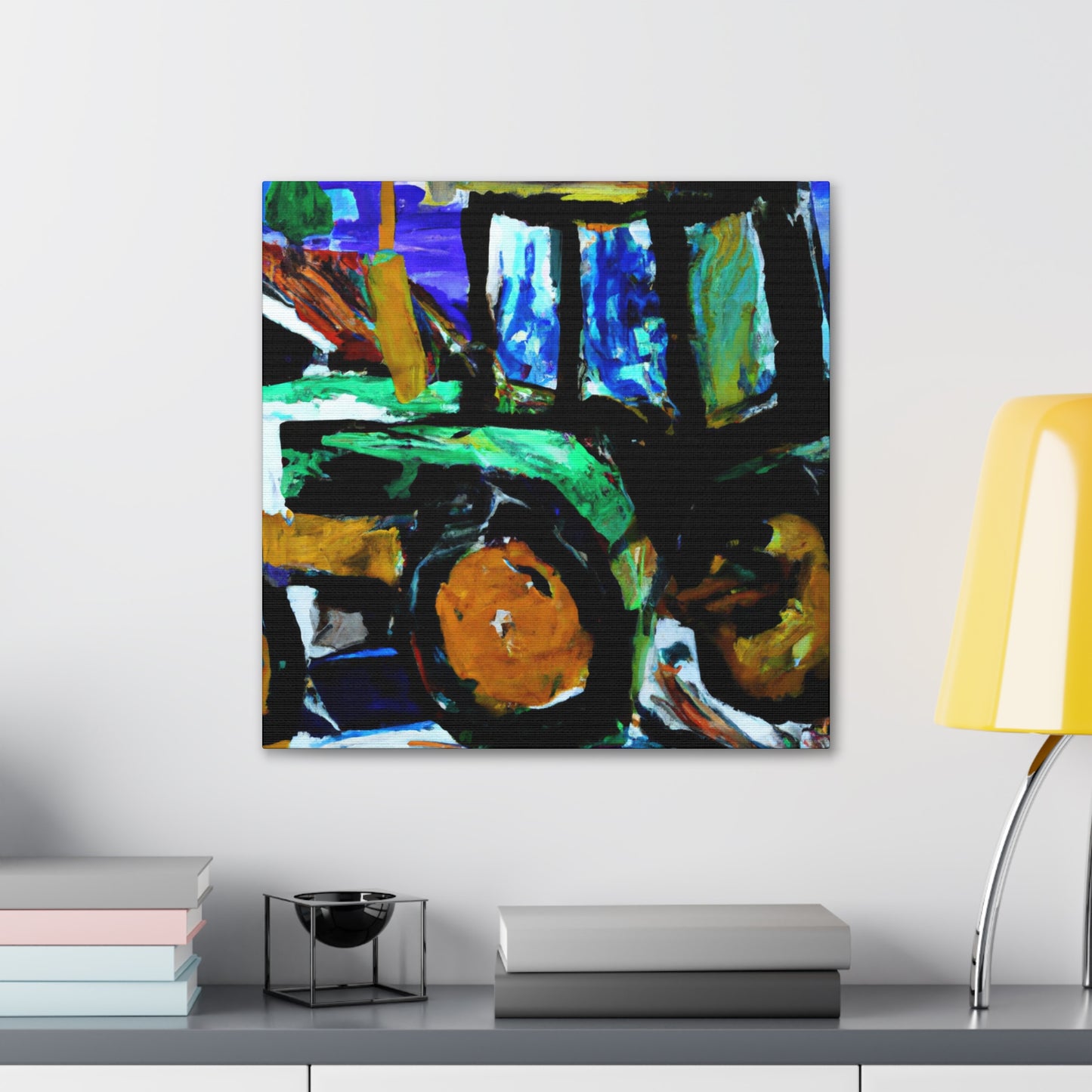 "Tractor in Bloomfield" - Canvas