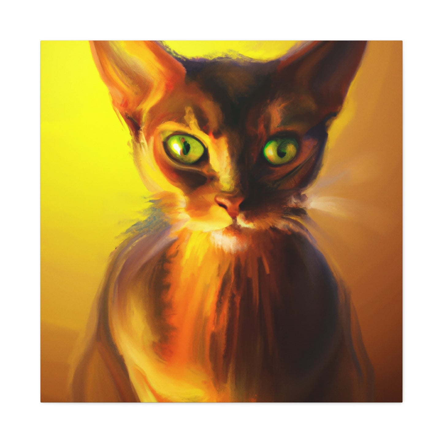 Abyssinian Majesty Awakens - Canvas