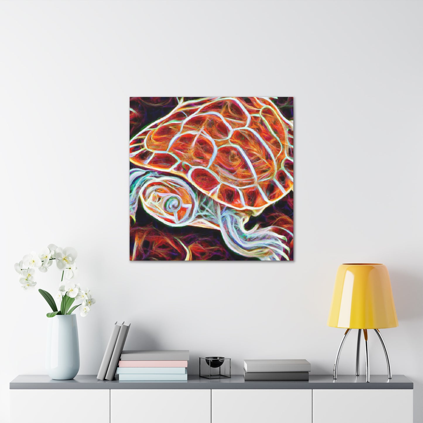 "Turtle Solitaire Magnificence" - Canvas