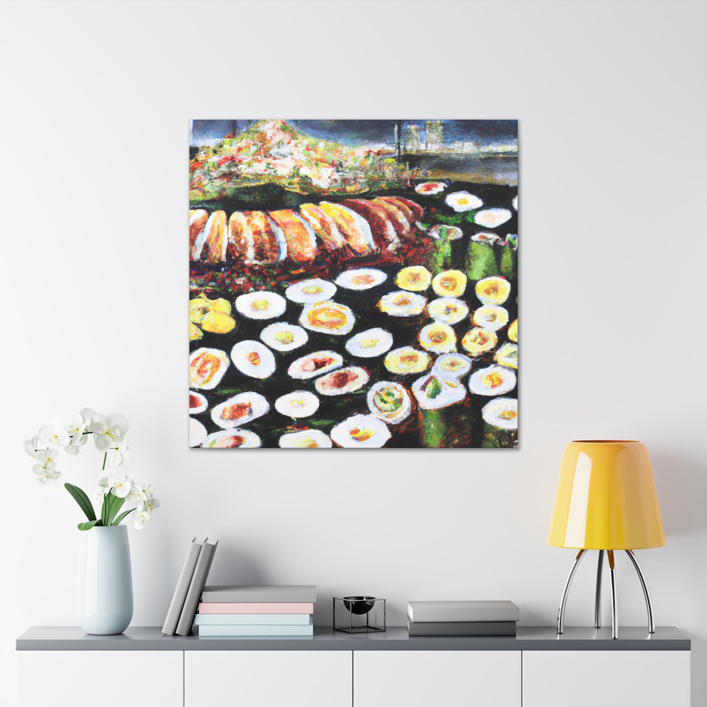 Sushi in Impressionism - Canvas