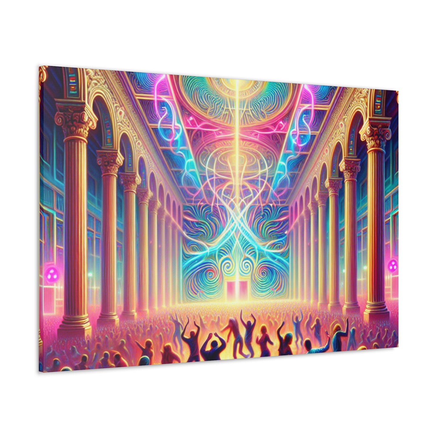 Euphoric Midnight Revelry - Canvas