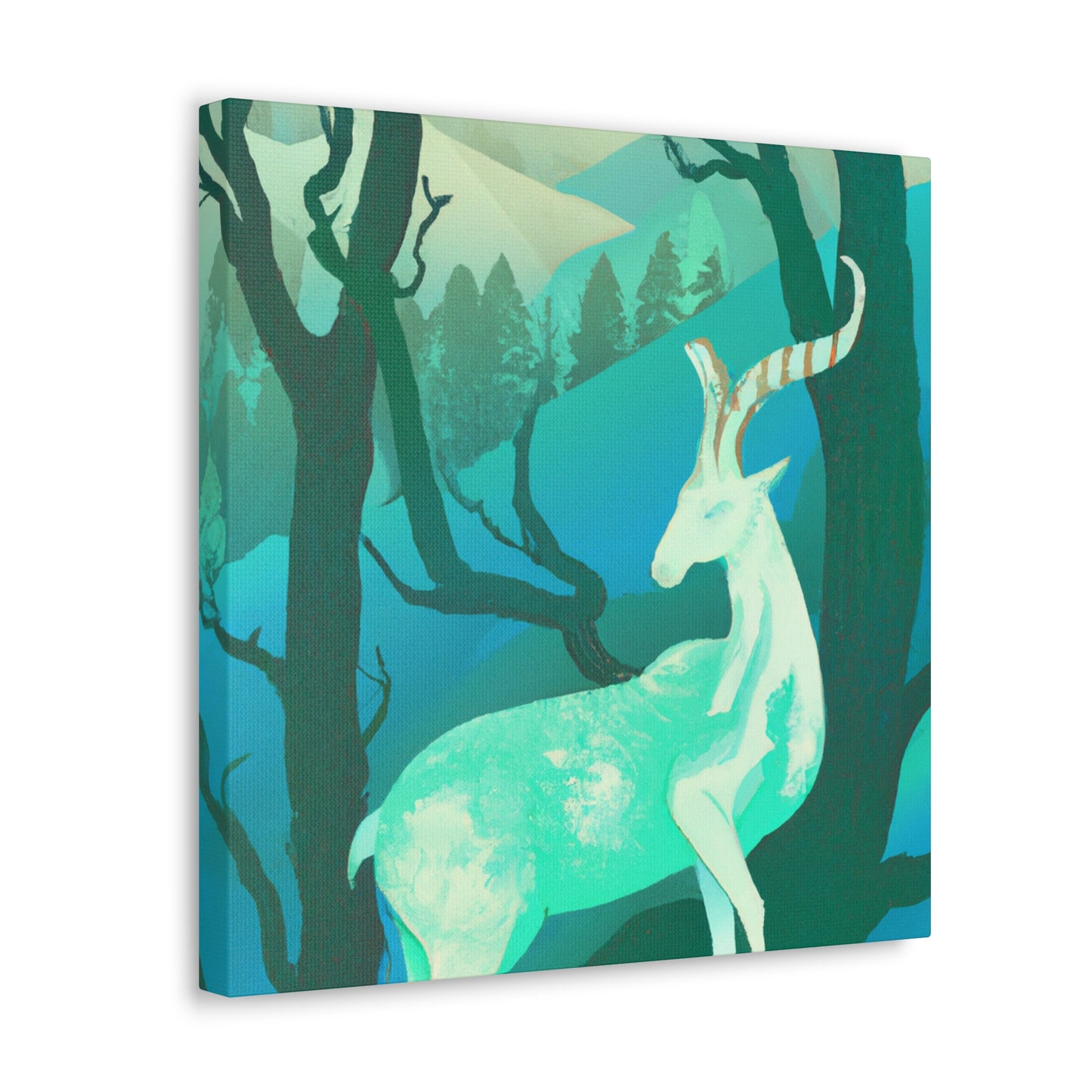 "Mountain Goat Majesty" - Canvas