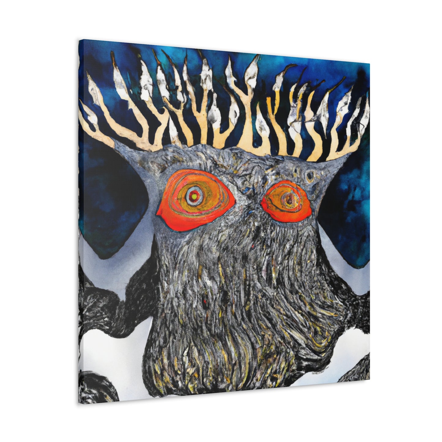 Porcupine in Dreamscape - Canvas