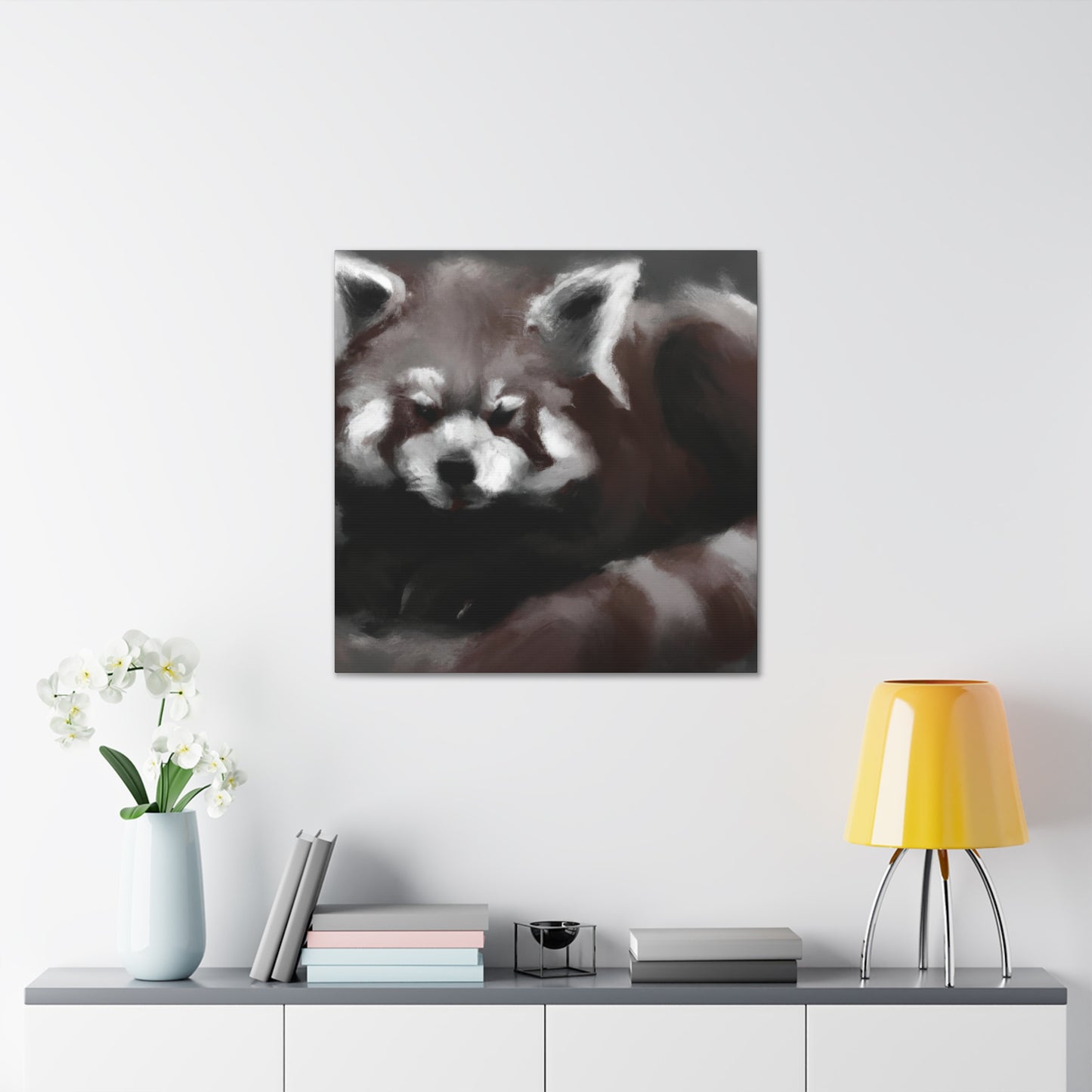 Red Panda Splendor - Canvas