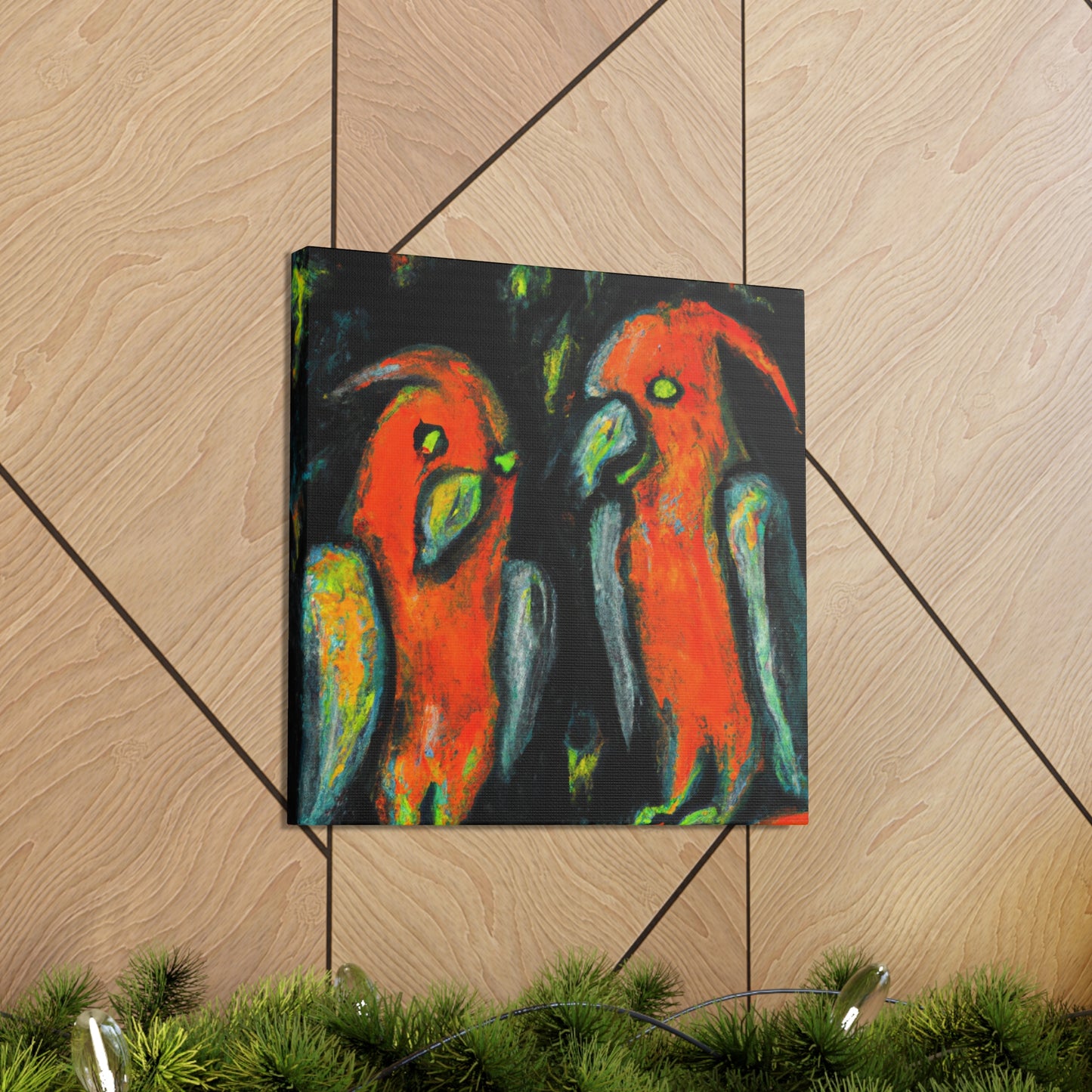 Pionus in Expressionism - Canvas