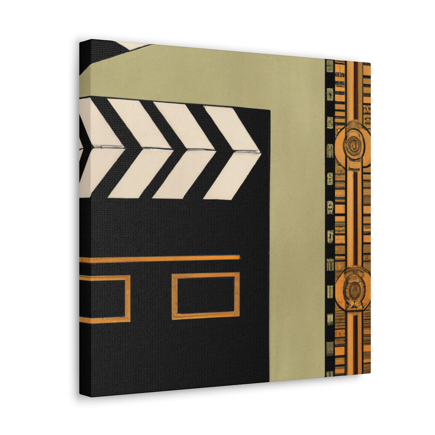 Starry Movie Clapboard - Canvas