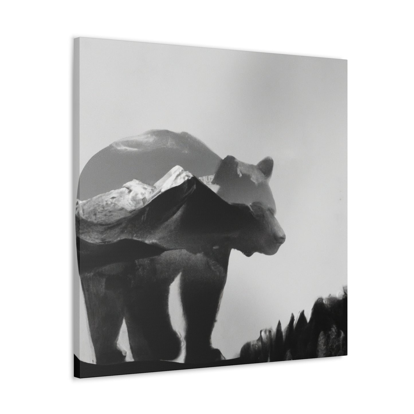 "Bear in a Dreamscape" - Canvas