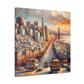 Golden City Horizon - Canvas