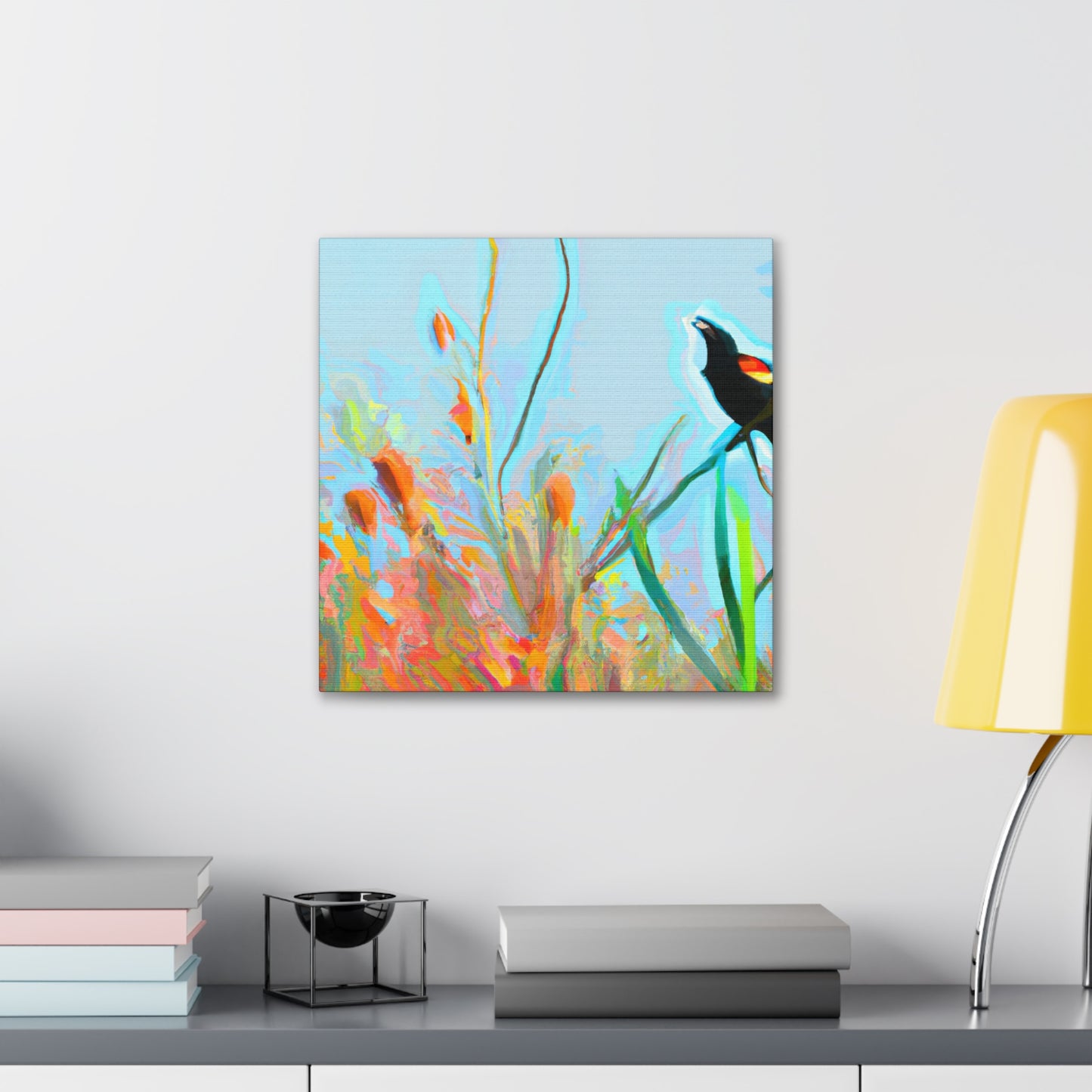 Red-Winged Blackbird Dance - Canvas