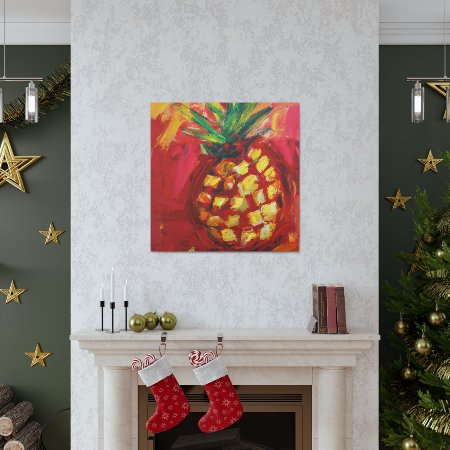 Pineapple Paradise Painting - Canvas