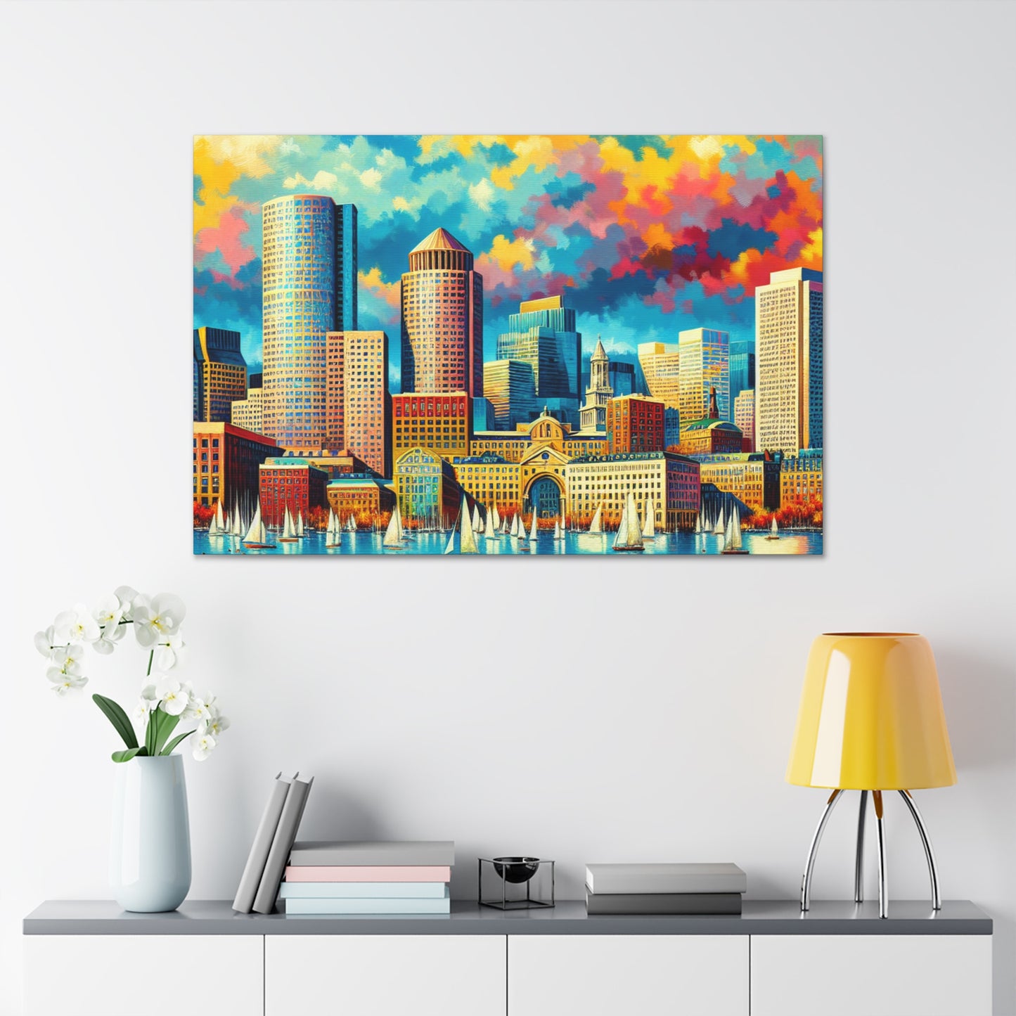 "Infinite City Horizons" - Canvas