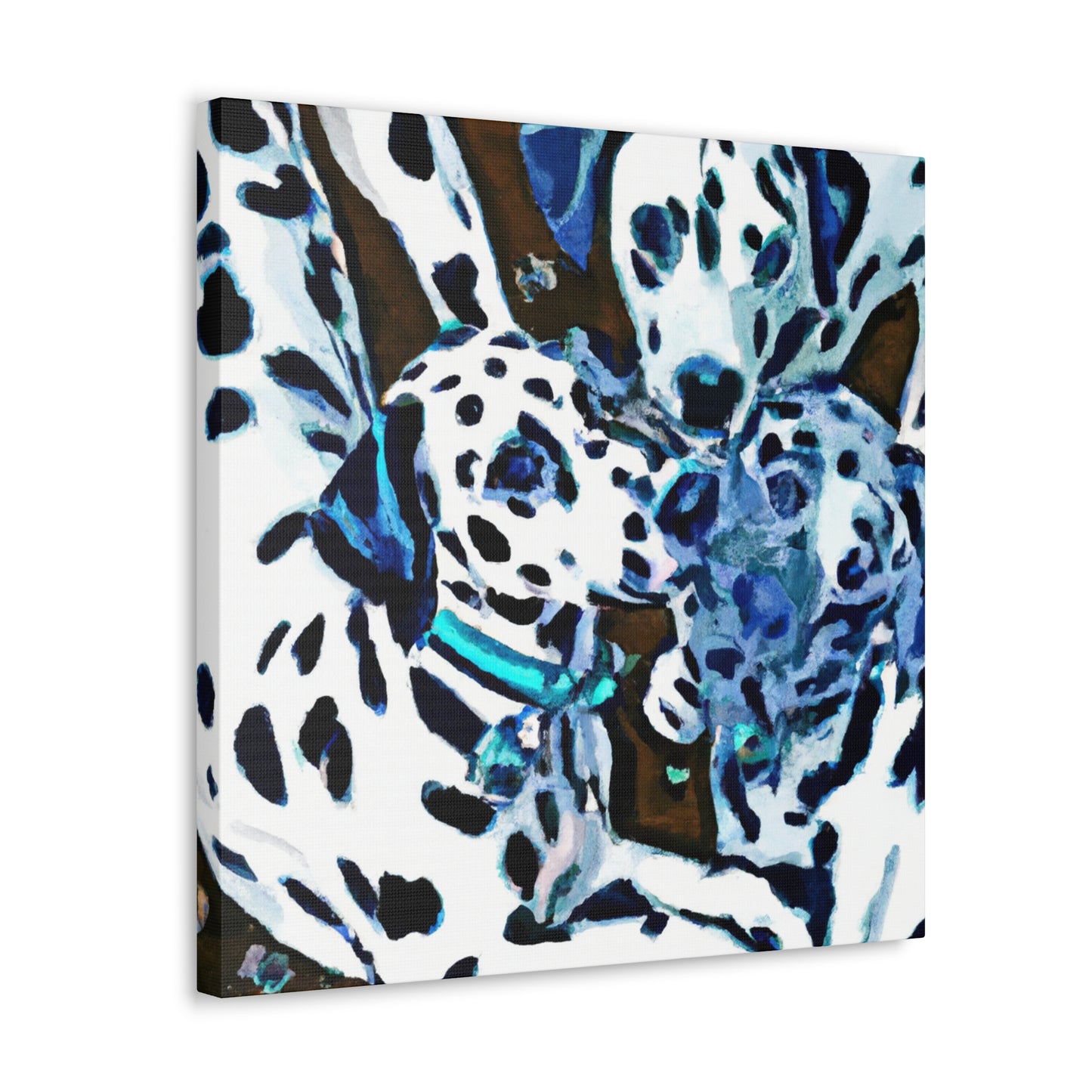 "Dalmatian Unleashed Energy" - Canvas