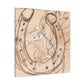 Horseshoe in Rococo Style - Canvas