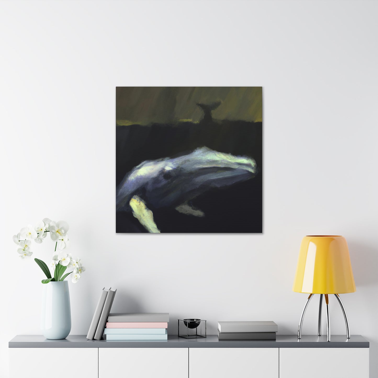 "Whale on the Horizon" - Canvas