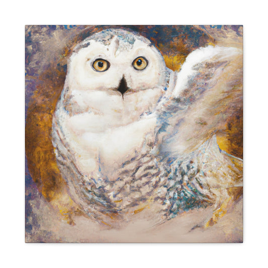 Snowy Owl Serenity - Canvas