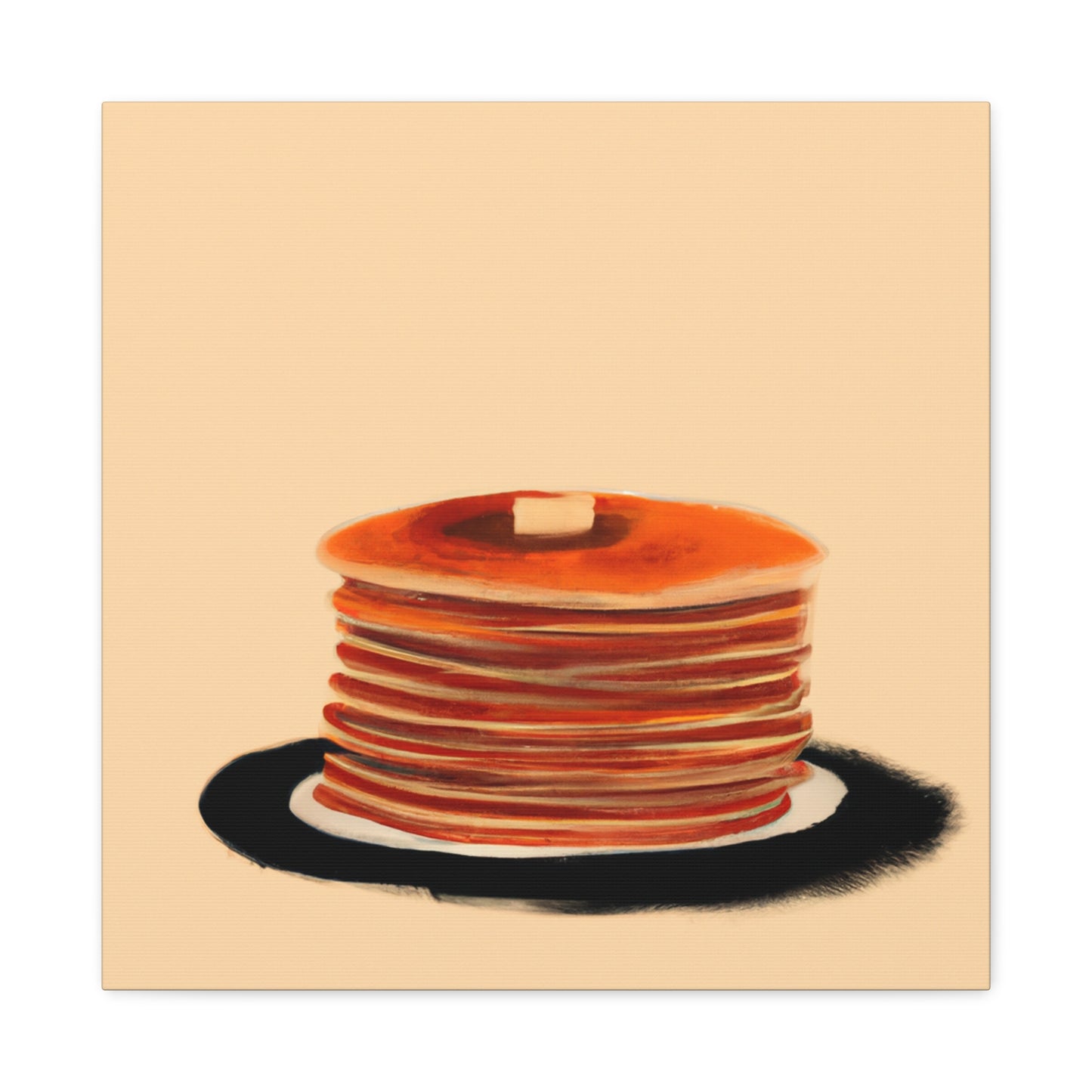 "Pancakes in Minimalism" - Canvas