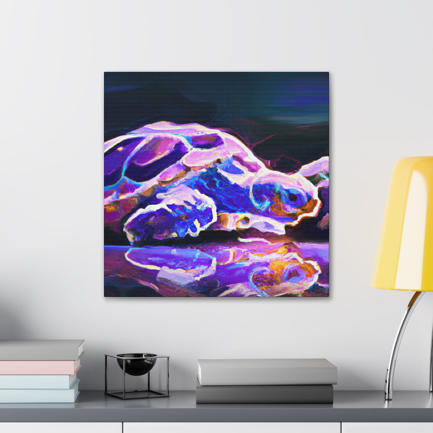 "Box Turtle in Dreamland" - Canvas