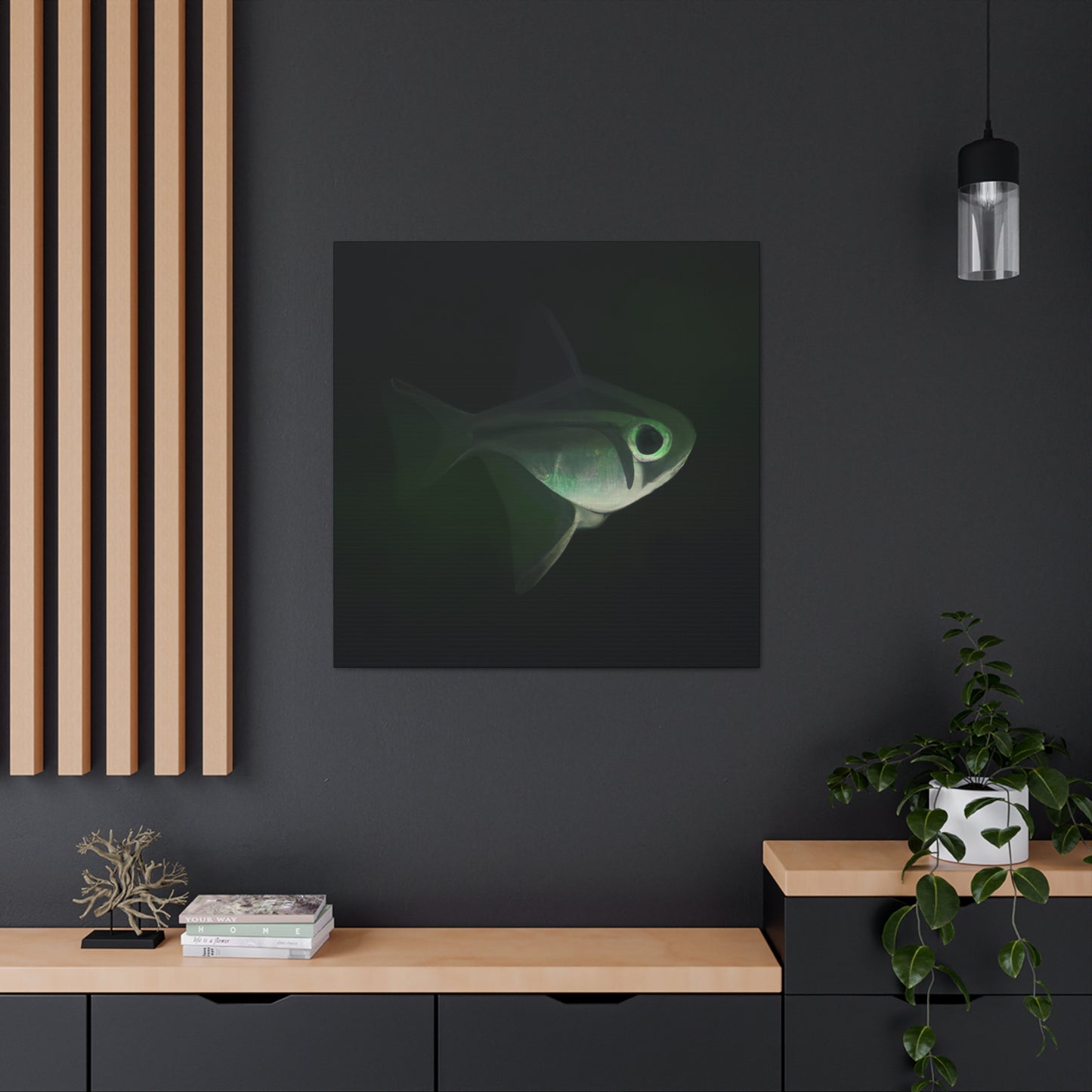 Neon Tetra Explosion - Canvas