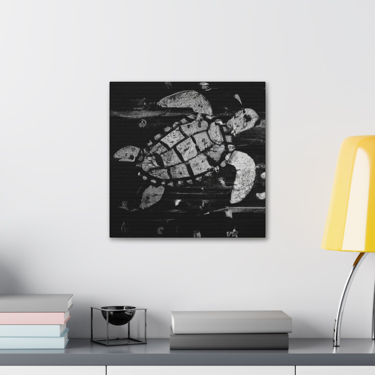 Sea Turtle Abstraction - Canvas