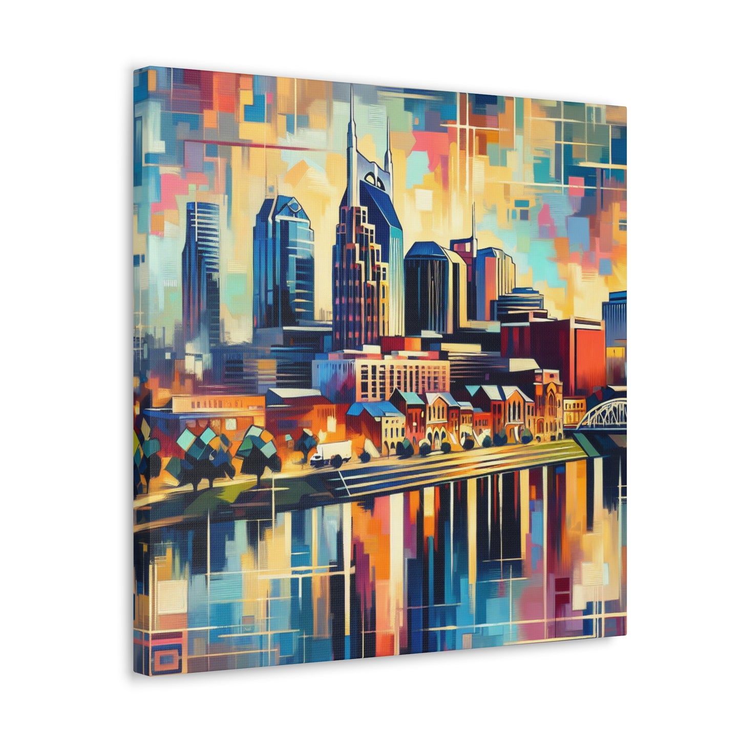 Vibrant Nashville Melodies - Canvas