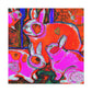 Rabbit in Wonderland Dream - Canvas