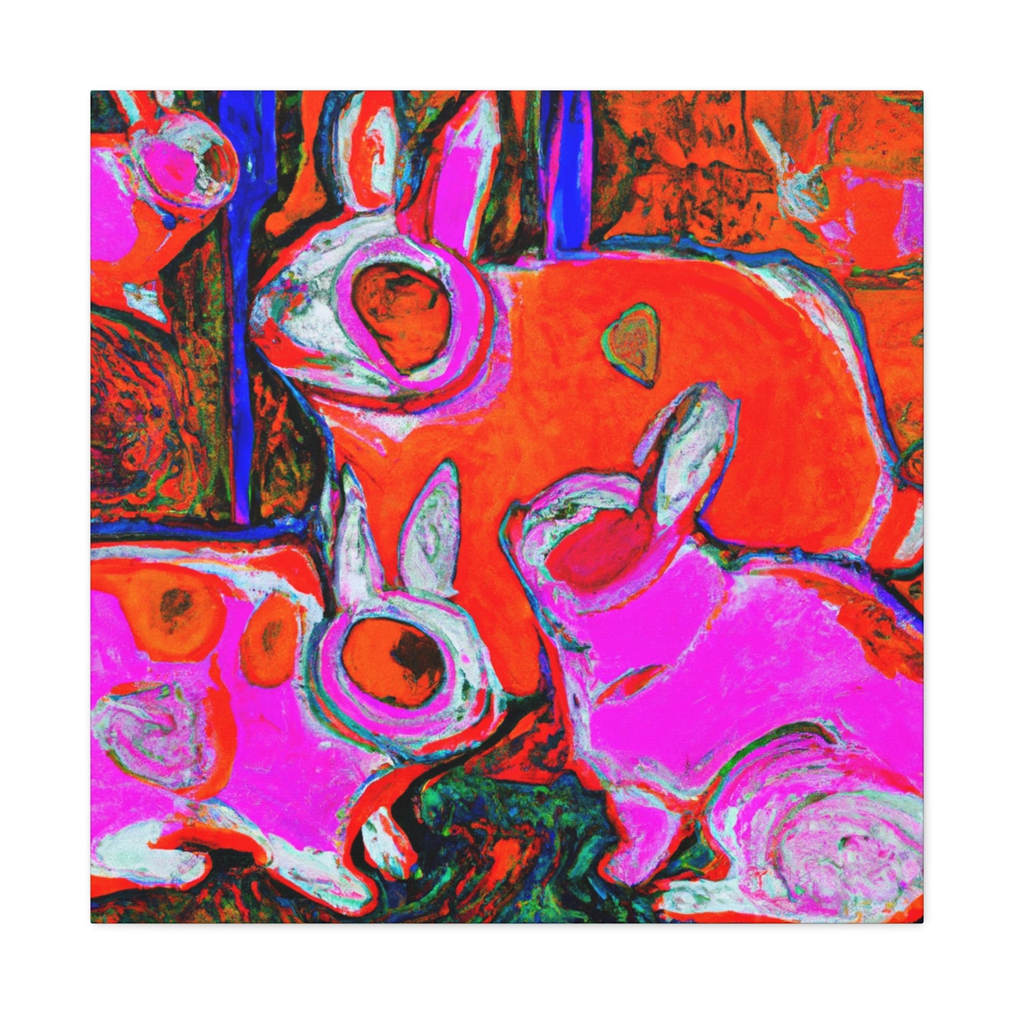 Rabbit in Wonderland Dream - Canvas