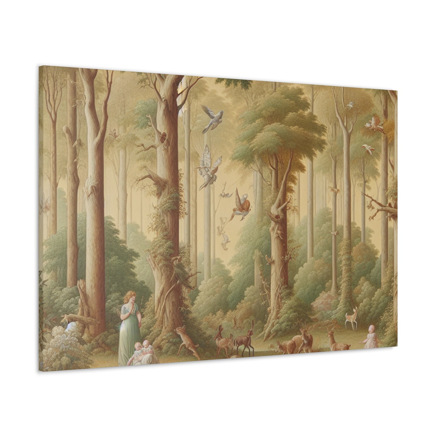 Whispering Woodland Haven - Canvas