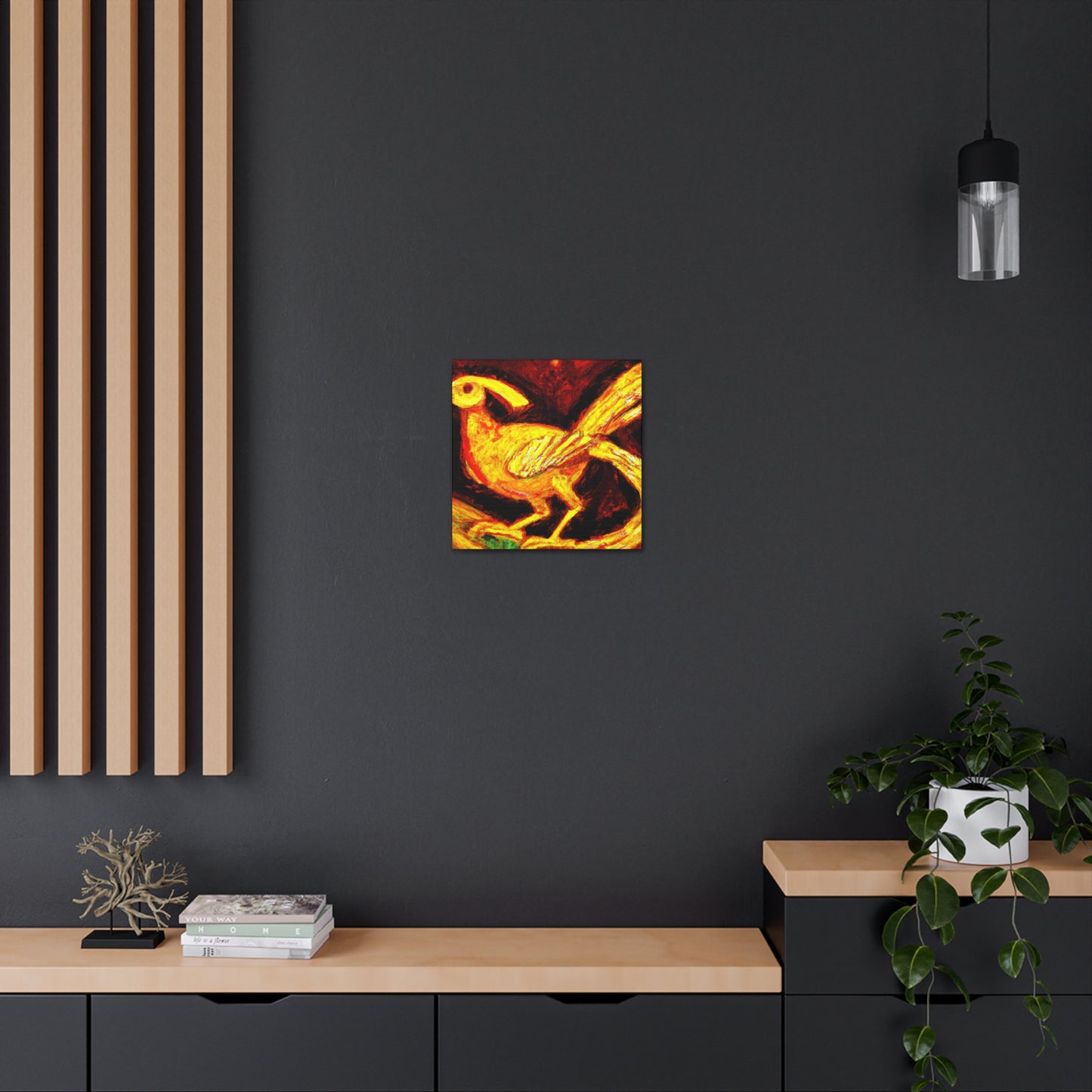 Golden Pheasant Dreaming - Canvas