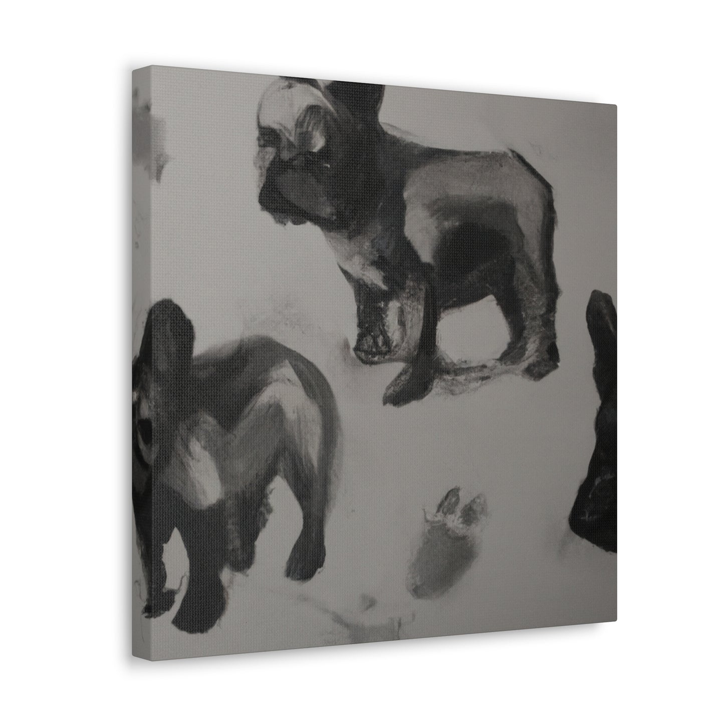 French Bulldog Majesty - Canvas