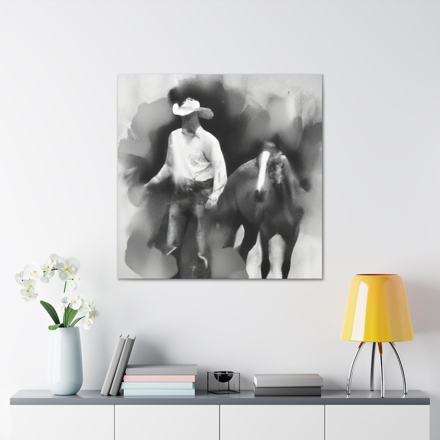 "Riding the Bull Rodeo" - Canvas