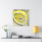 Lemon Zen Abstraction - Canvas