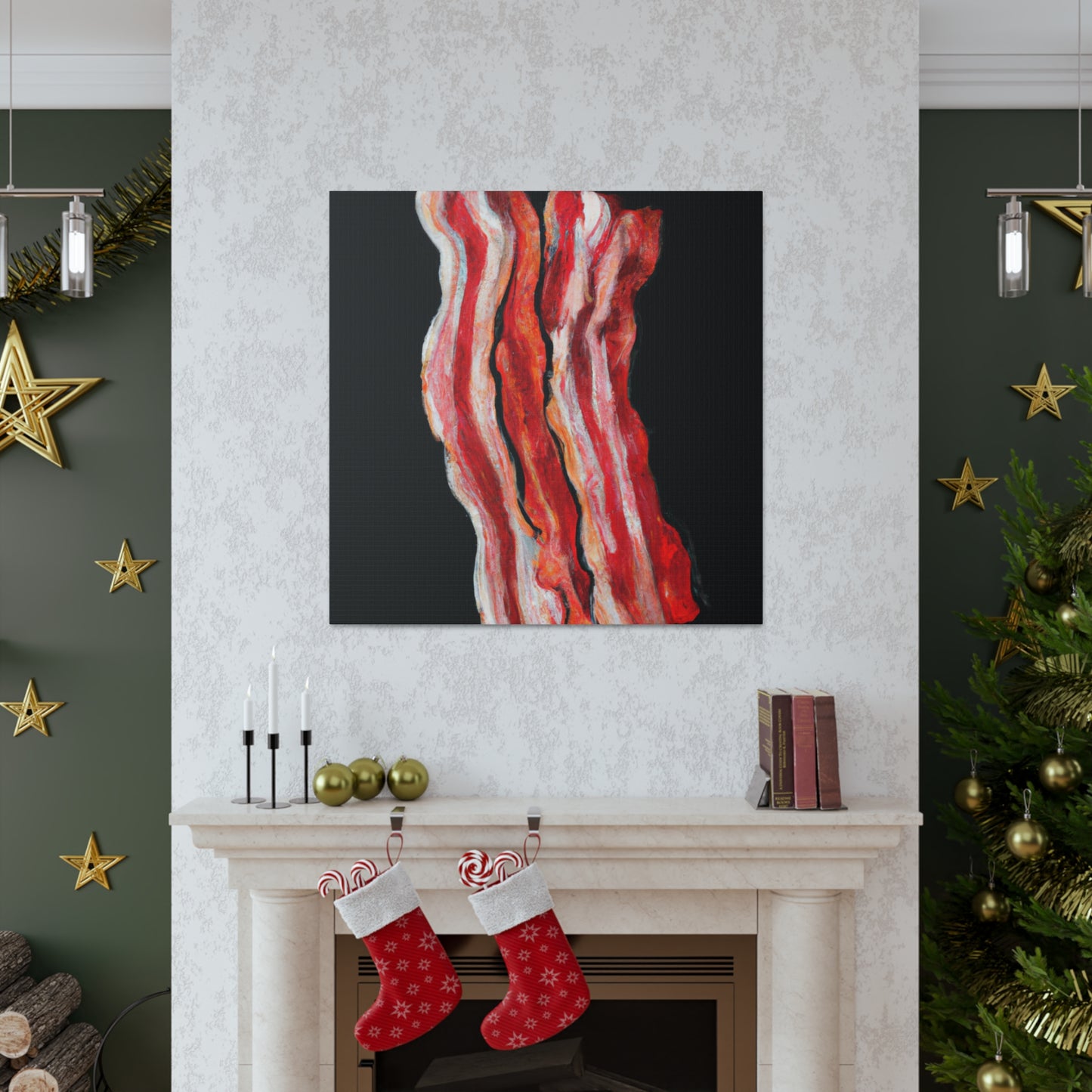 Bacon Minimalism Piece - Canvas