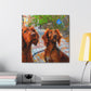 Irish Setter Portrait - Canvas