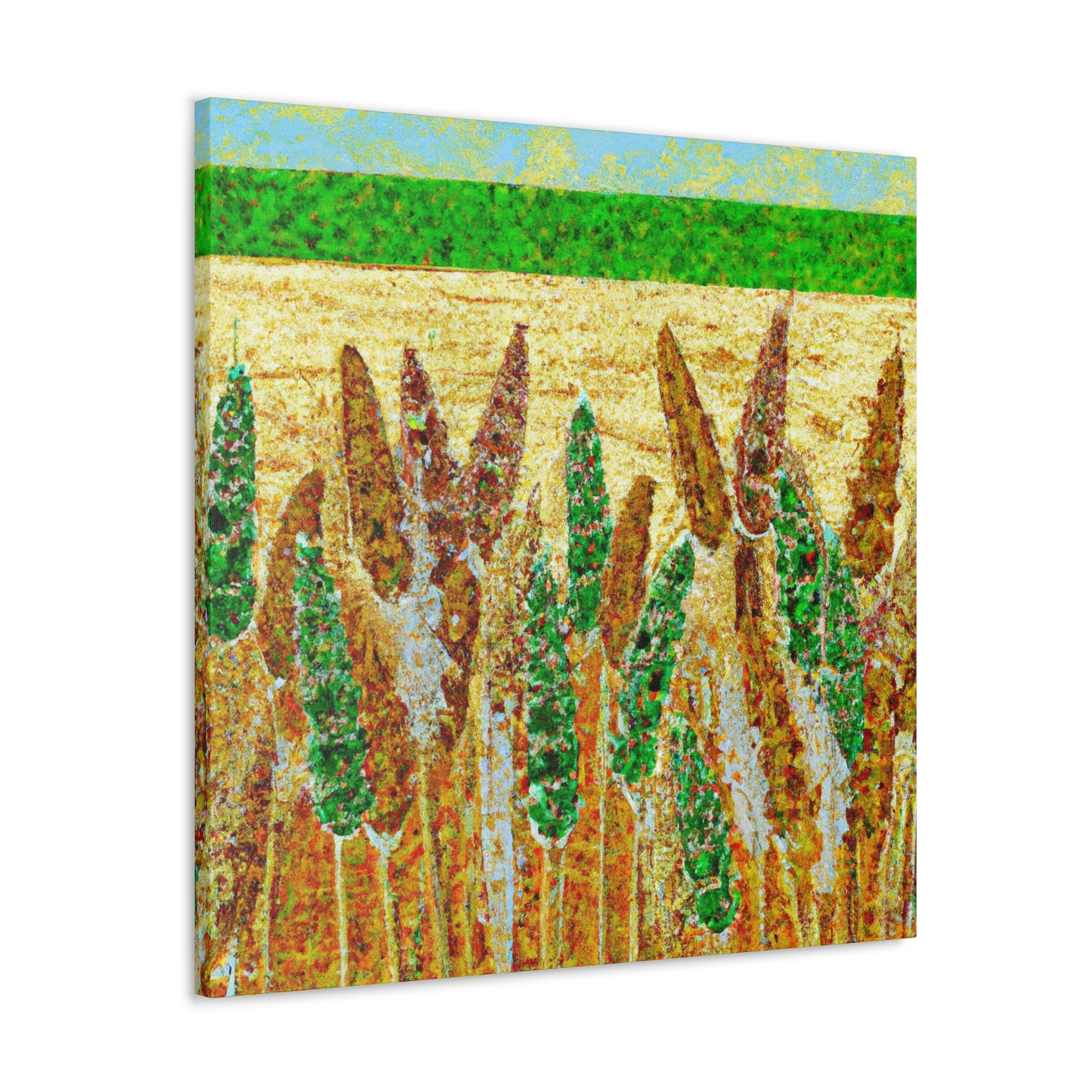 Wheat Field Sunrise - Canvas