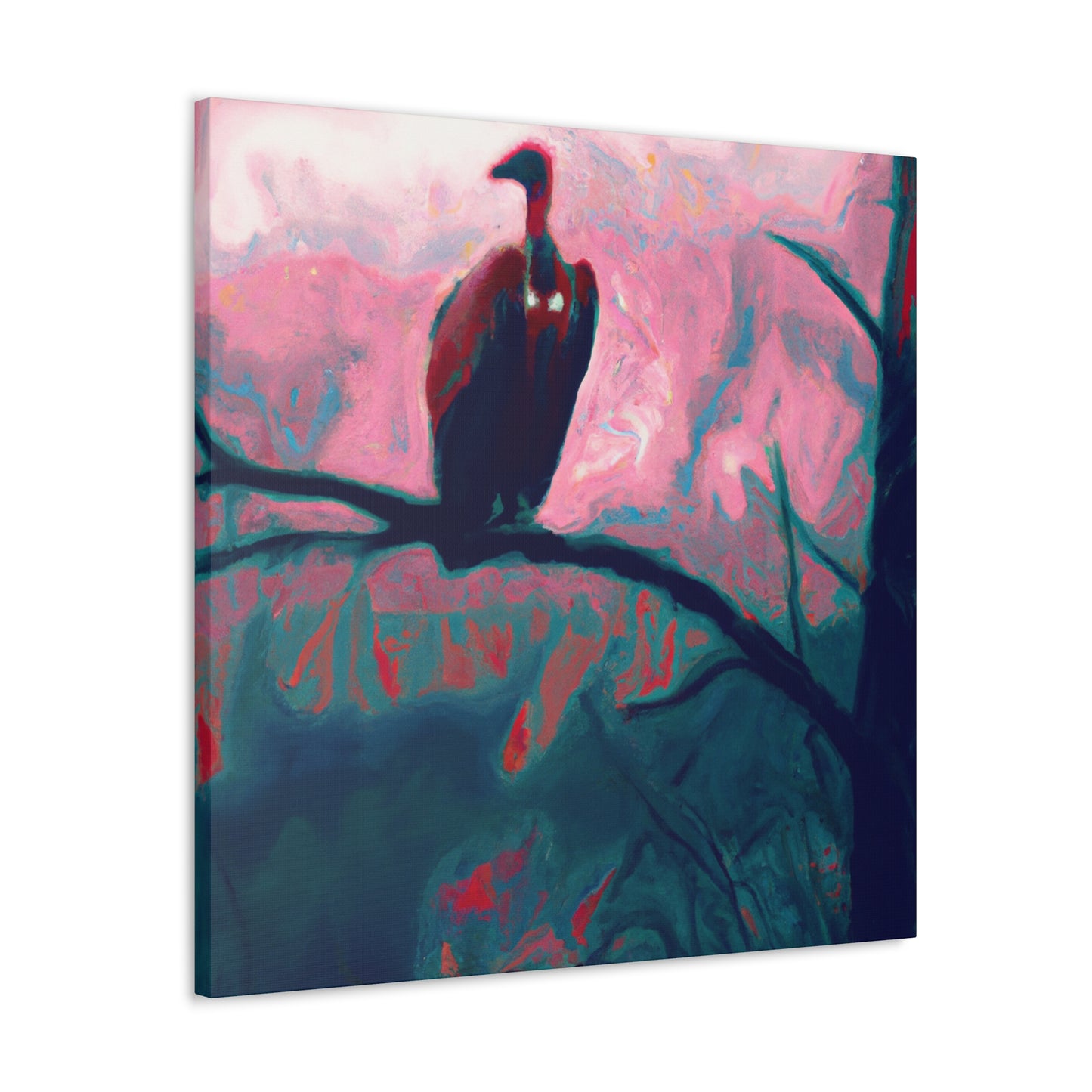 Vulture's Perched Form - Canvas