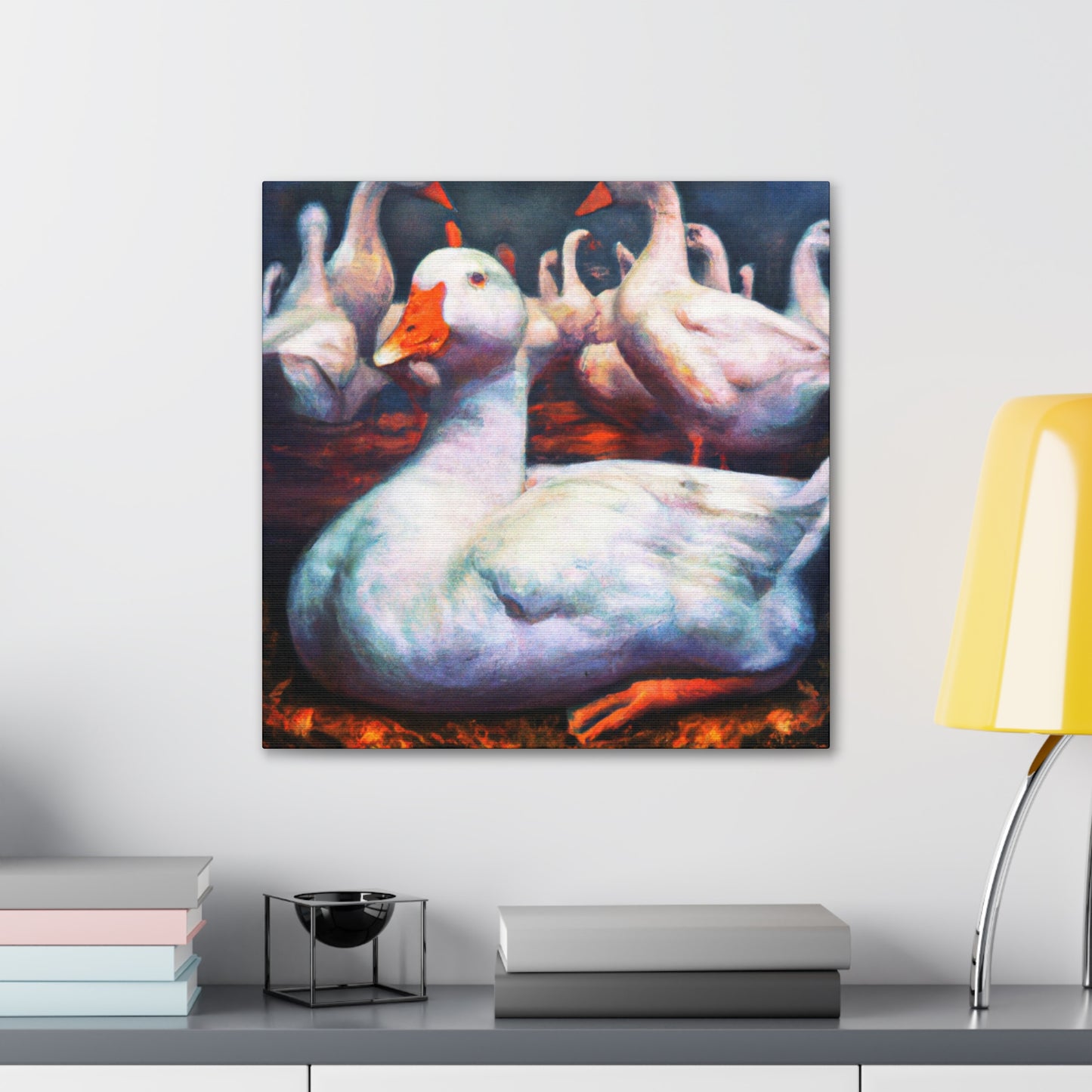 "Duck in Renaissance Splendor" - Canvas