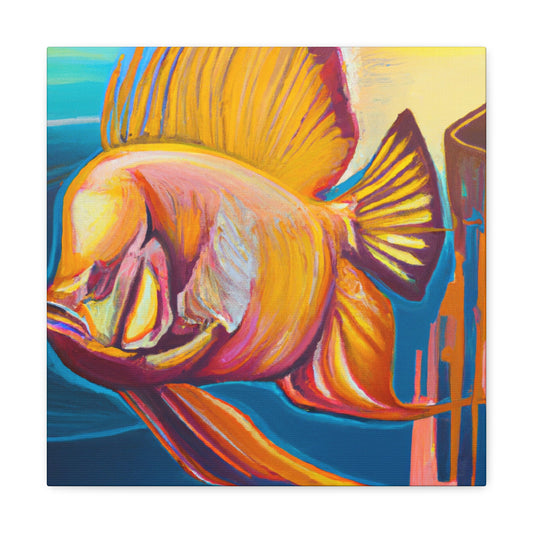 "Heavenly Angelfish Picture" - Canvas