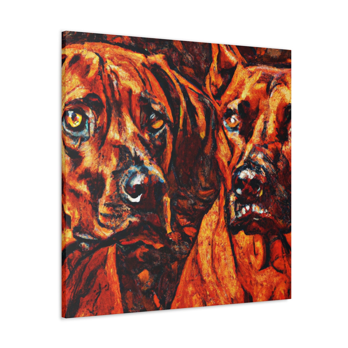 "Ridgeback in Reflection" - Canvas