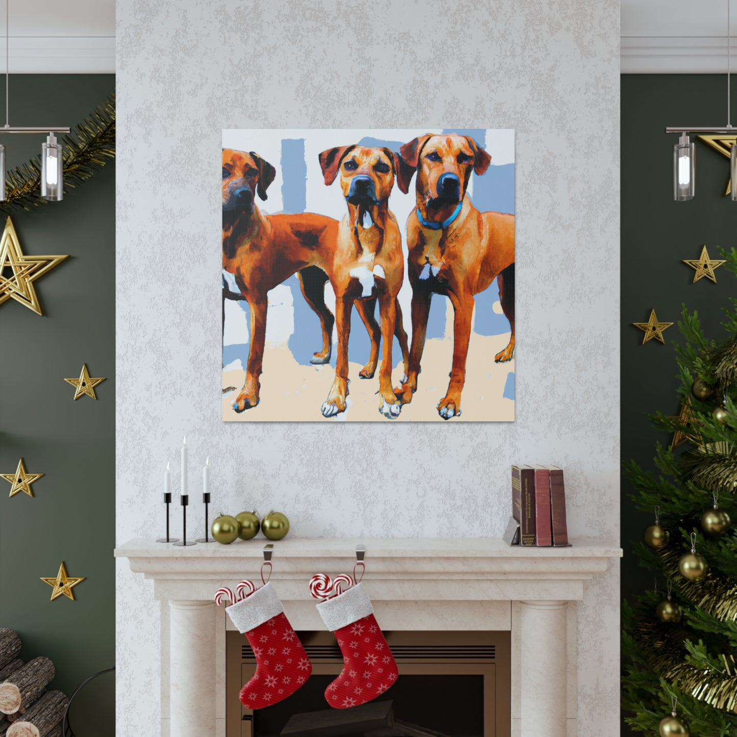 Rhodesian Ridgeback Reflection - Canvas