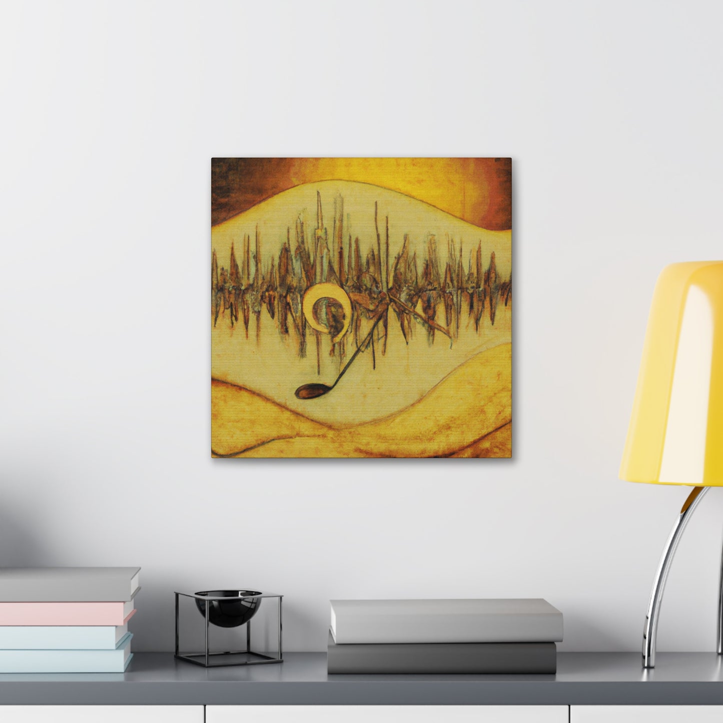 "Sonic Vibrations Echo" - Canvas