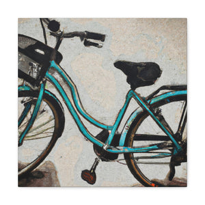 Cycling Through Tranquility - Canvas