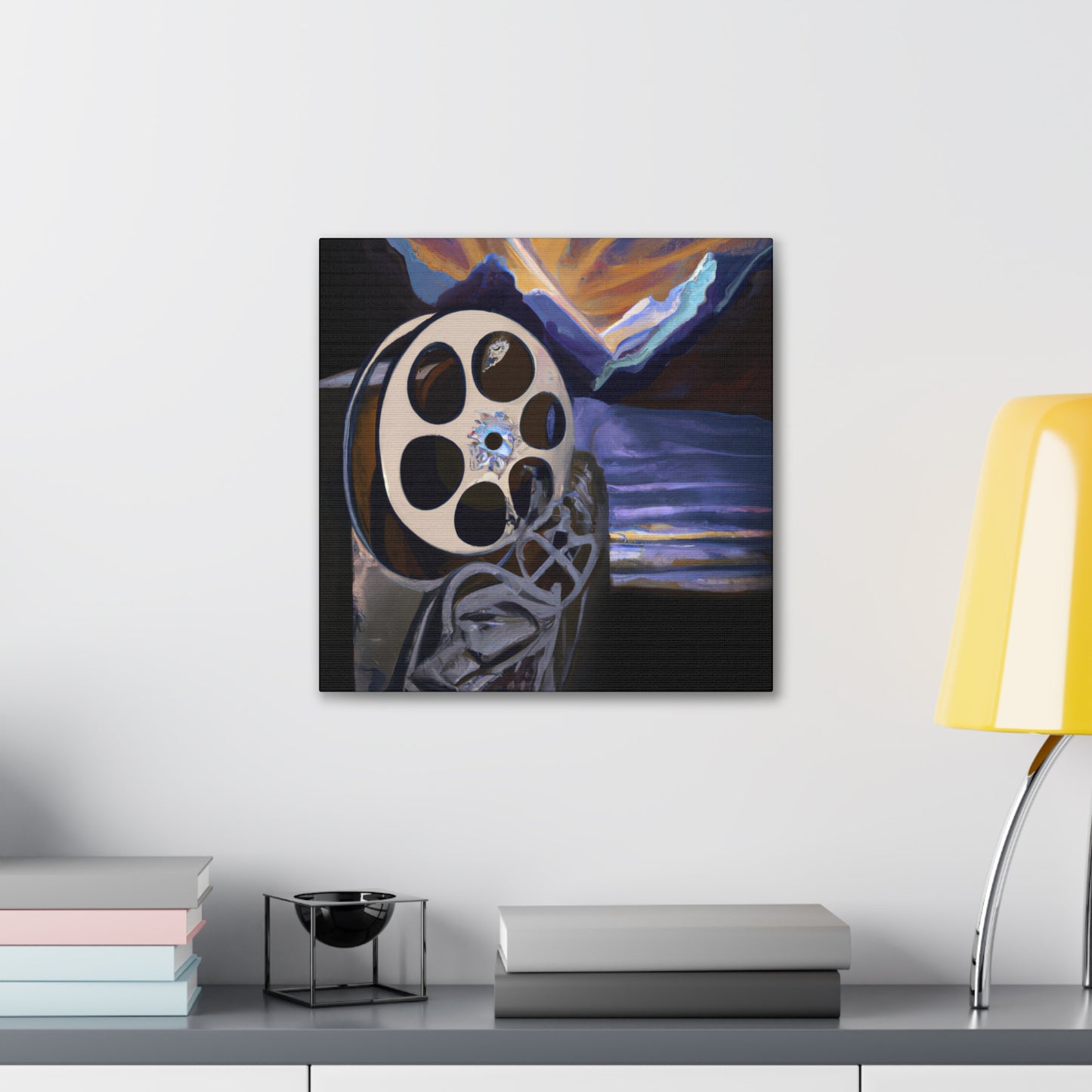 "Vintage Reel Memories" - Canvas