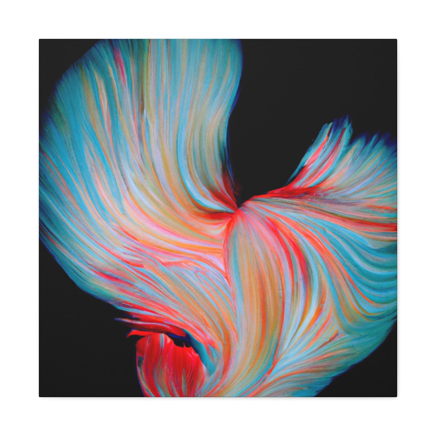 "Betta: Abstract Love" - Canvas