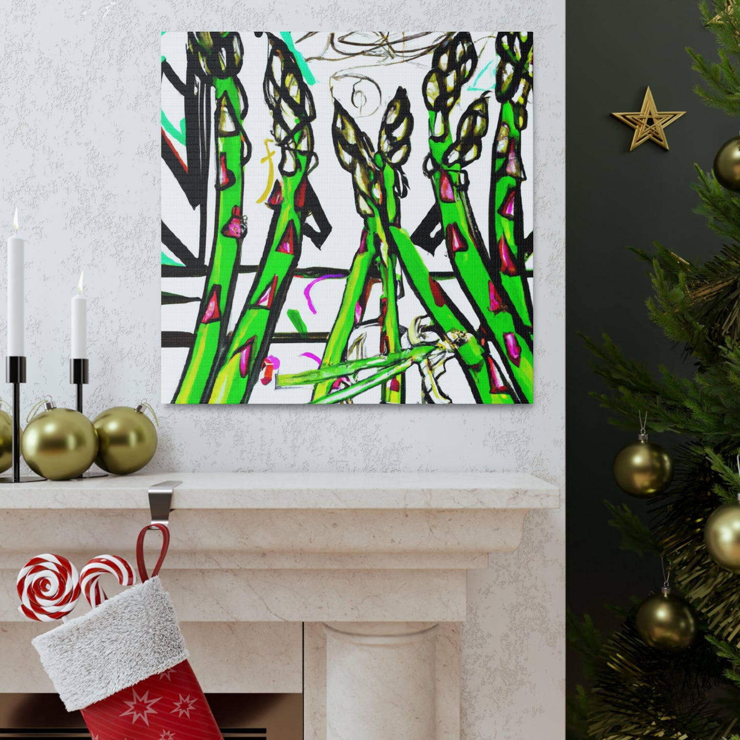 Asparagus Elegance Vision - Canvas