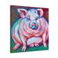 "Portrait of the Piggy" - Canvas