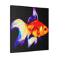 "Golden Fish Delight" - Canvas