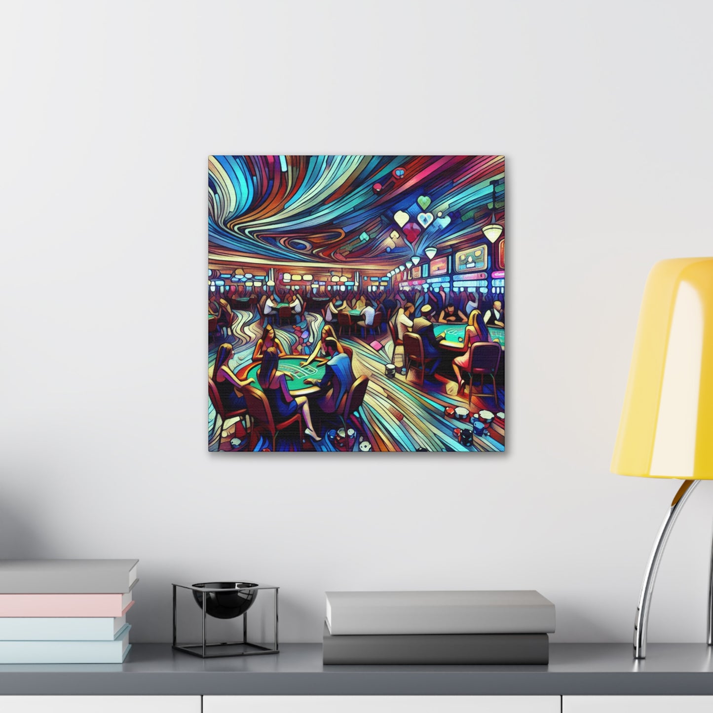 "Chaos at Casino" - Canvas