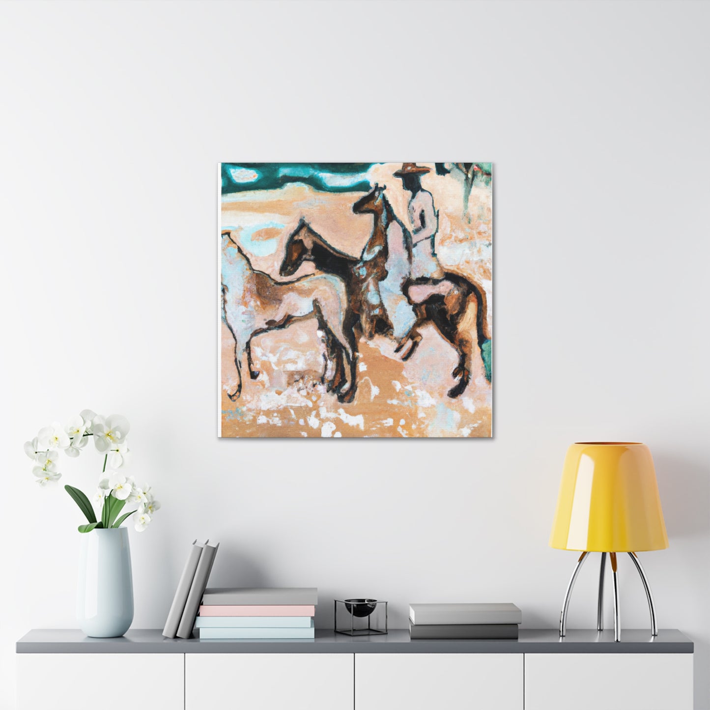 Grazing Horses; 1940 - Canvas